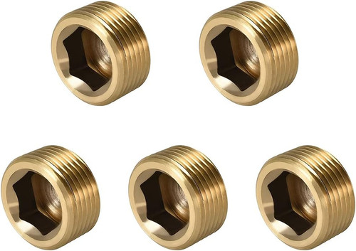 Npt plug brass pipe - 1/2",