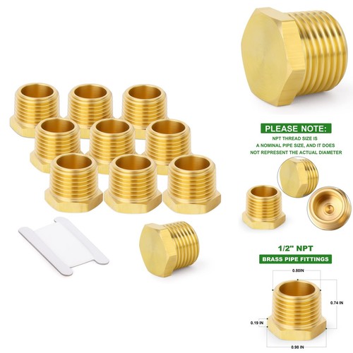 Taisher 10pcs brass outer hex - 10pcs,