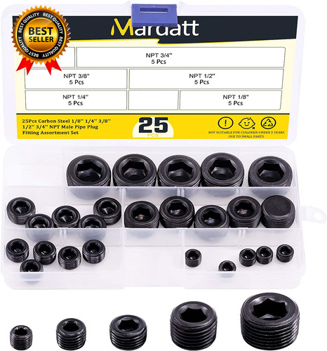 25pcs npt plug set pipe - npt,